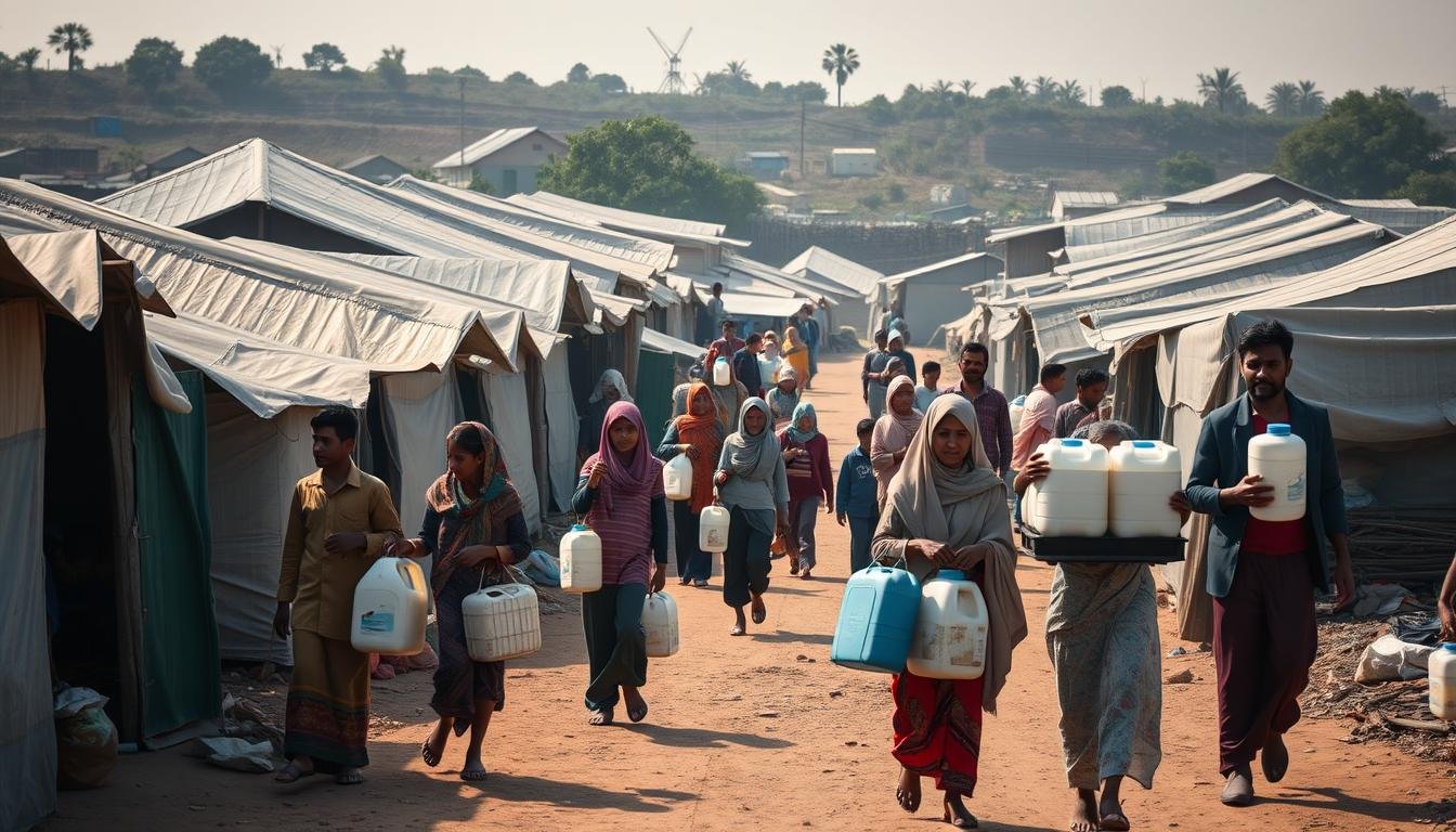 Pengungsi Rohingya di kamp pengungsian