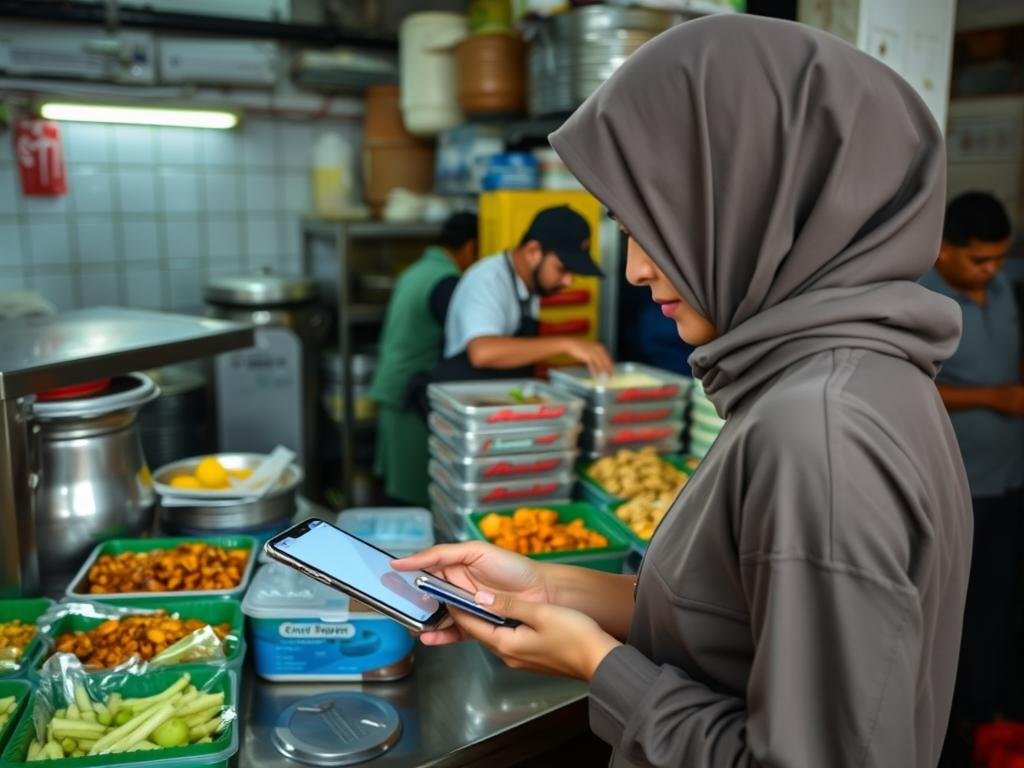 Usaha katering UMKM menggunakan Dompet Digital Indonesia