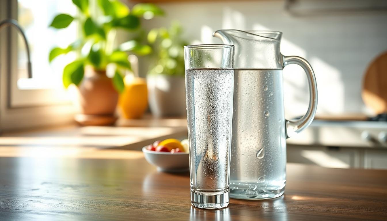 minum air putih yang cukup